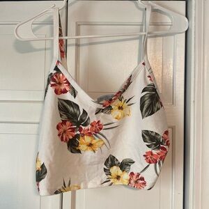 Floral crop top
